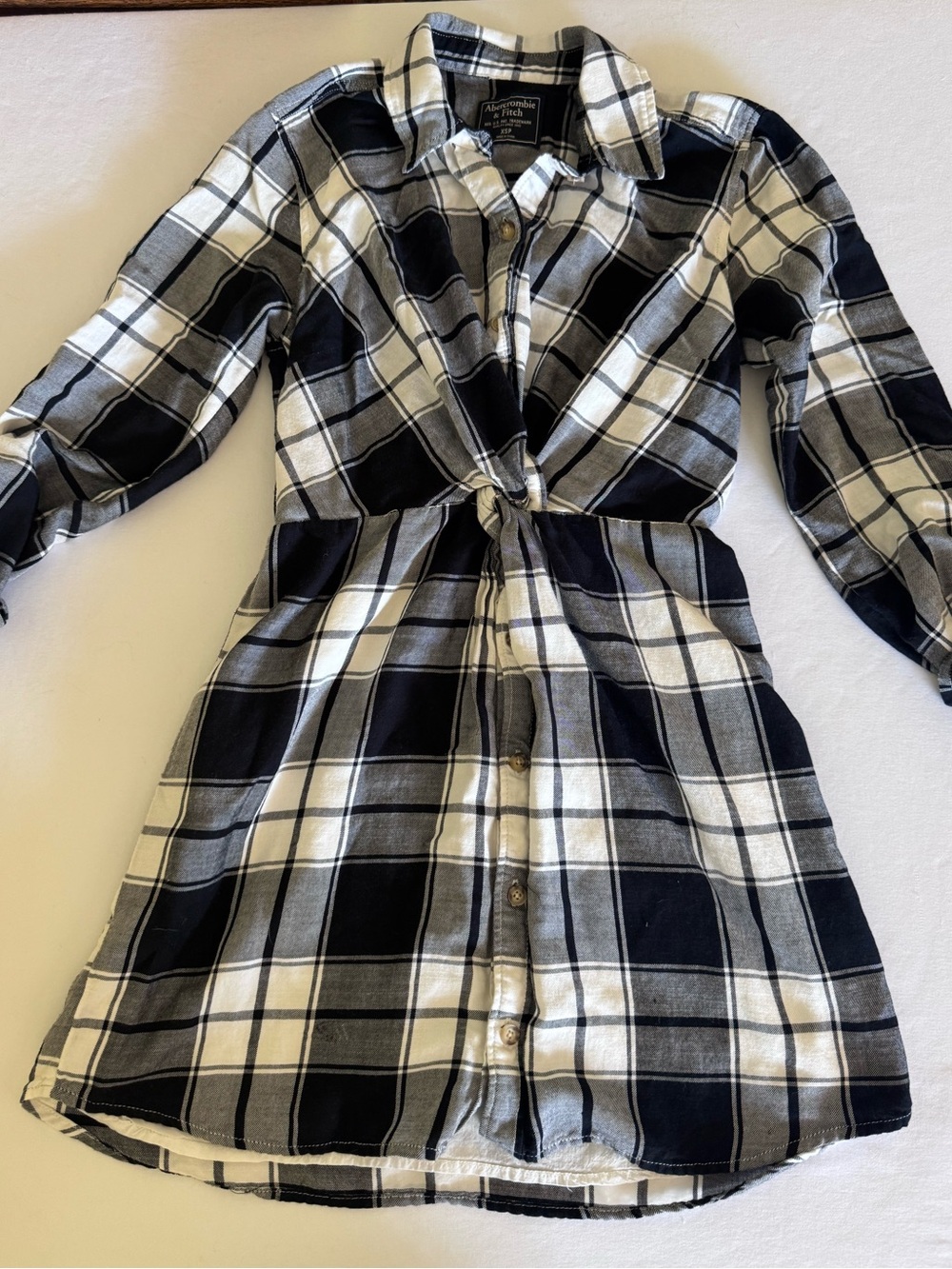 Abercrombie Flannel Dress Sz XSmall
